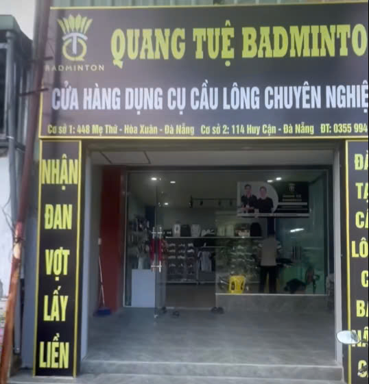 Quang Tuệ Badminton- Shop cầu lông uy tín Hoà Xuân Cẩm Lệ