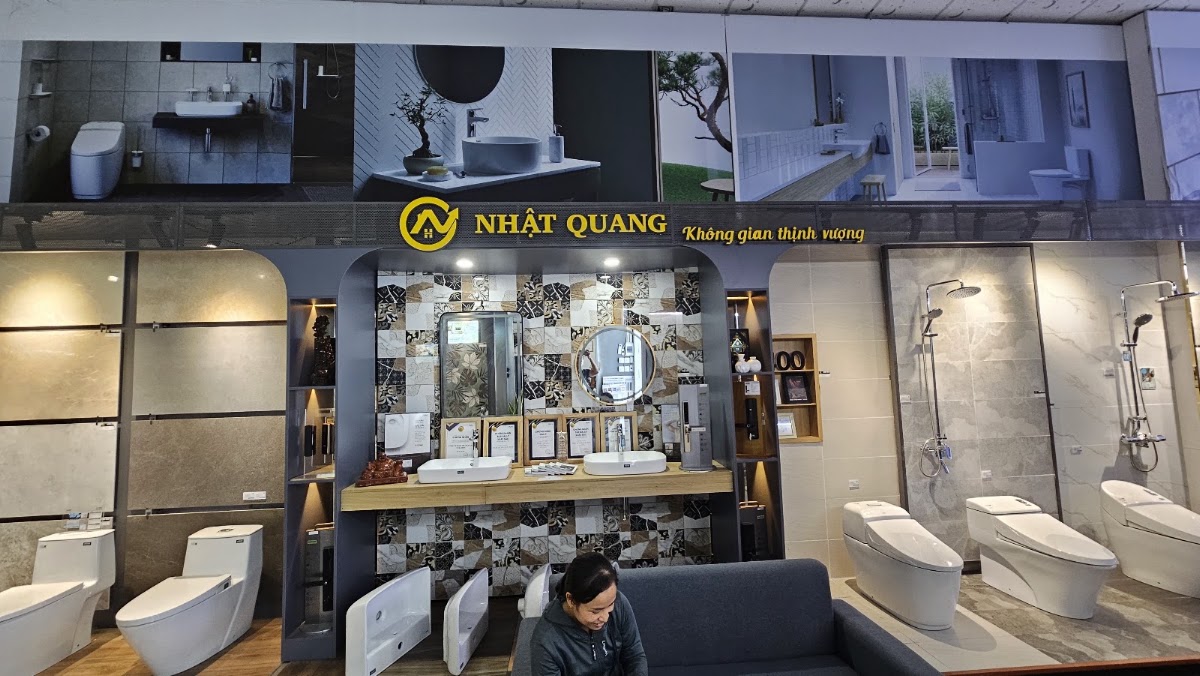 NHẬT QUANG Luxury - Gạch men & Thiết bị vệ sinh Đà Nẵng - showroom INAX, TOTO, AMERICAN STANDAR, GROHE, CAESAR, JOMOO...
