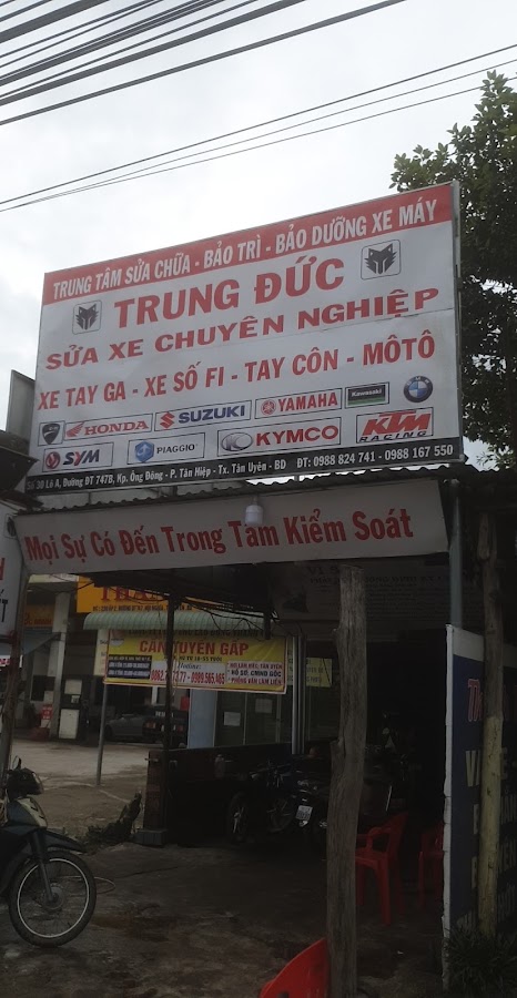 Trung Tâm Bảo Trì - Bảo Dưỡng - Nâng Cấp & Sửa Chữa Xe Máy Trung Đức