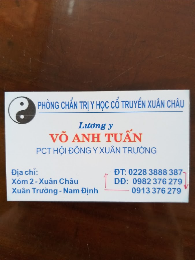 Phòng Chẩn Trị YHCT Xuân Châu - LY Võ Anh Tuấn