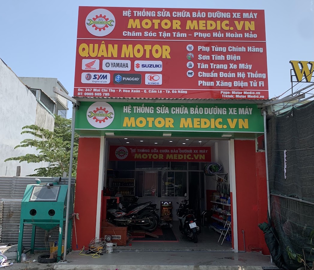 Sửa chữa xe máy Quân MOTOR -MOTOR MEDIC.VN