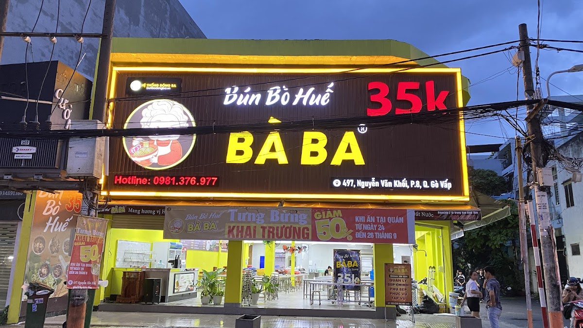 Bún Bò Bà Ba Gò Vấp