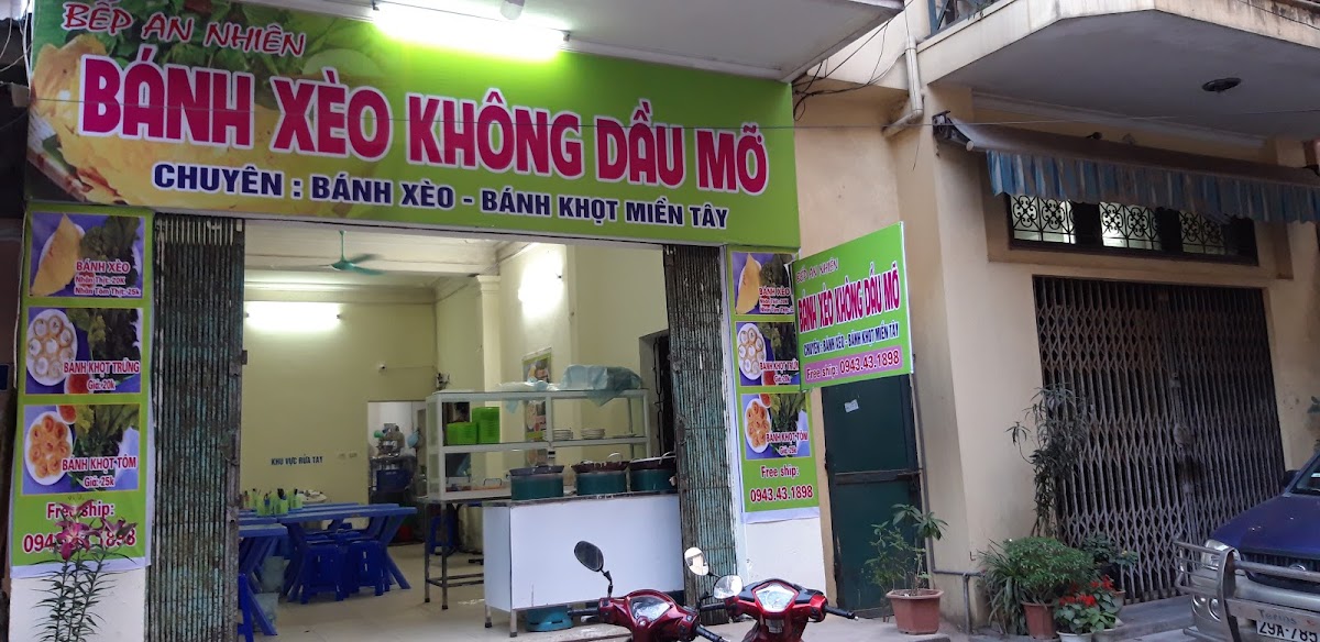 Bánh xèo không dầu mỡ - Bếp An Nhiên
