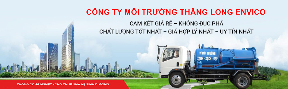 Hút bể phốt Thành phố Hải Phòng - Thăng Long Envico