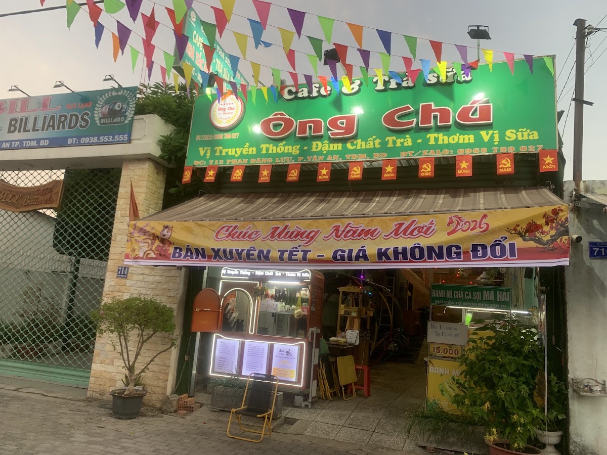 Cafe & Trà sữa Ông Chú (Có võng, cho sạc xe điện)