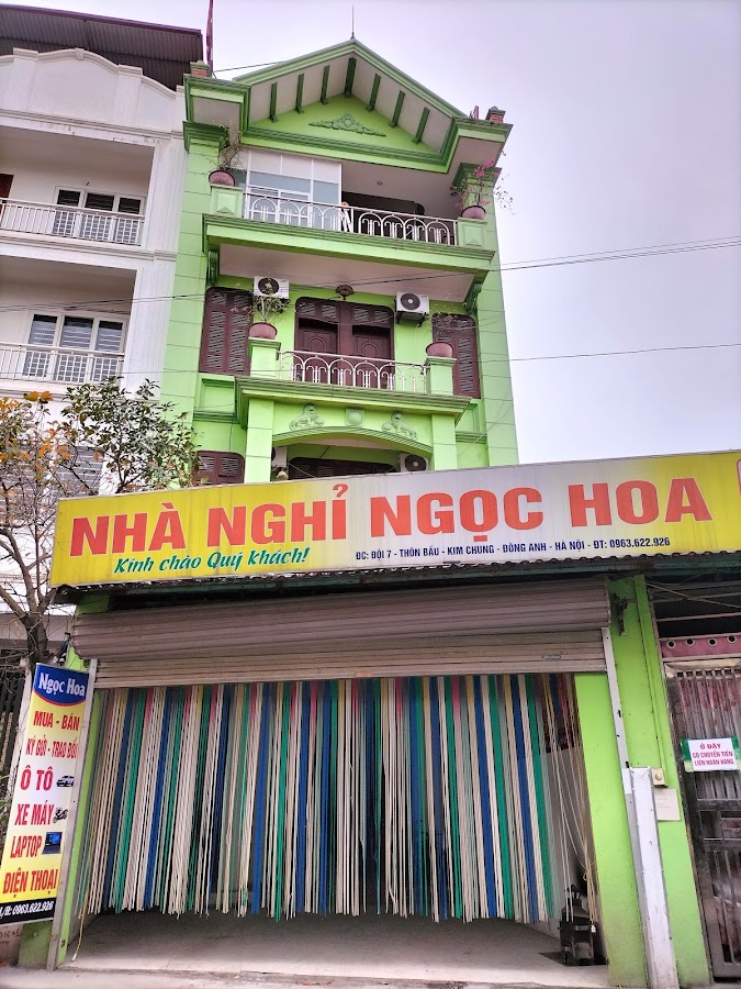 Nhà Nghỉ Ngọc Hoa Đường cổng si tây bầu Kim Chung đông anh hà nội