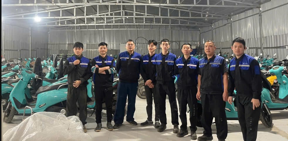 Xưởng dịch vụ xe máy điện VinFast GMS Tân Triều