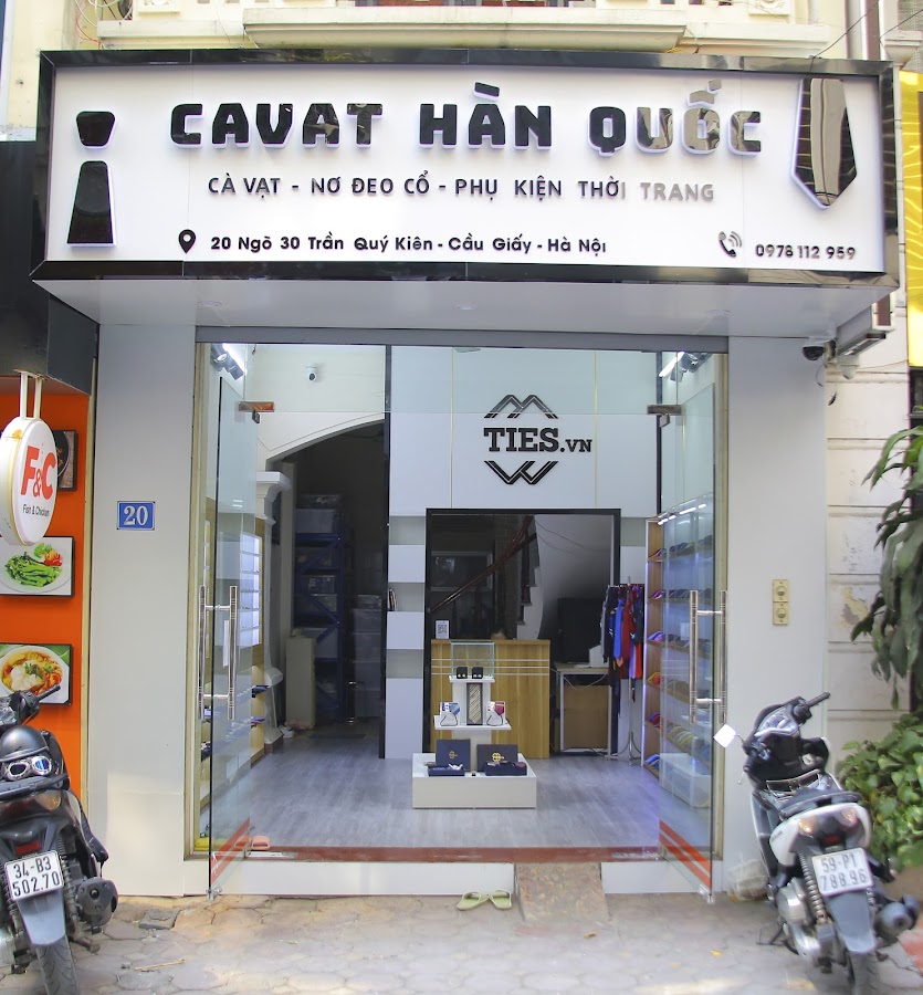 Shop Cà vạt Hàn Quốc tại Hà Nội