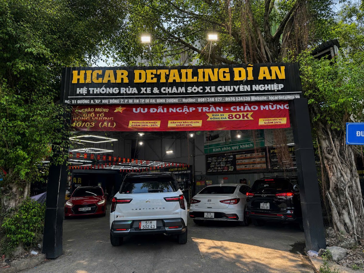 HiCar Dĩ An 1 - Rửa xe, phụ kiện, đồ chơi ô tô