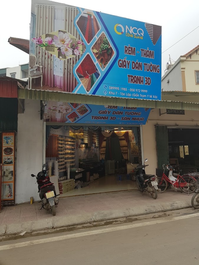 Rèm -Thảm - Giấy dán tường - Tranh 3D - Sàn nhựa - Ốp nano, PVC Công Quang