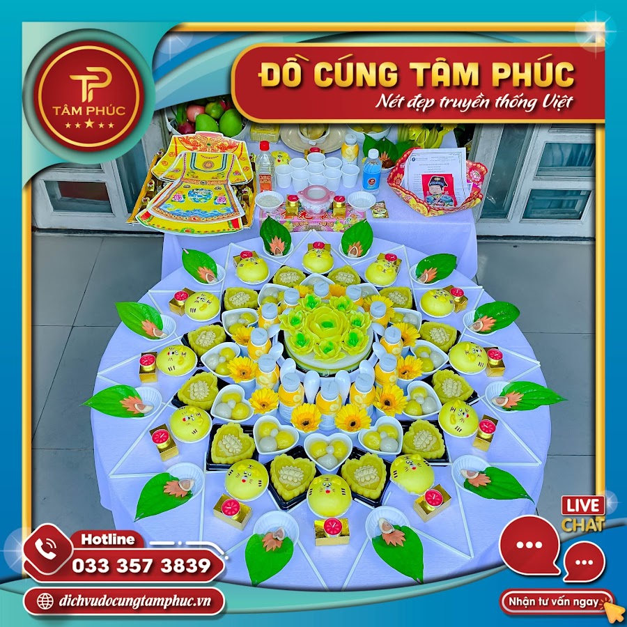 Đồ Cúng Tâm Phúc - Dịch Vụ Đồ Cúng Trọn Gói