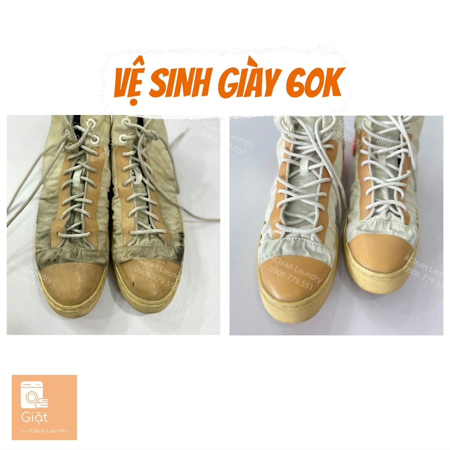 Giặt sấy & Vệ sinh giày Quận 6 - AClean Laundry