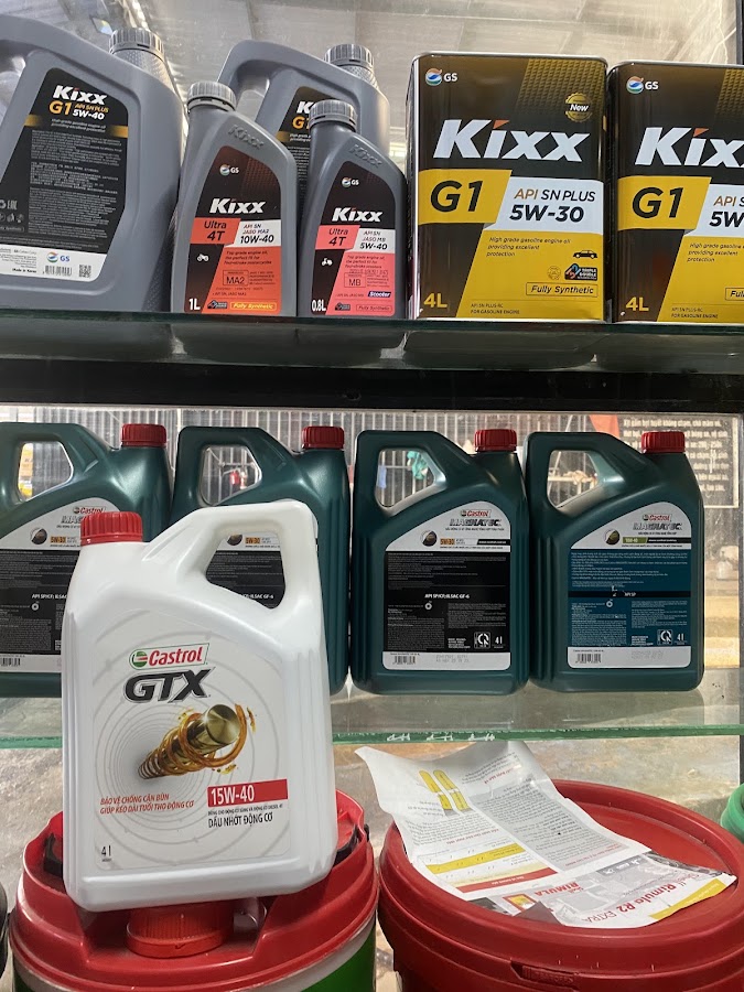 Rửa Xe Cần Giuộc- Cửa hàng dầu nhớt