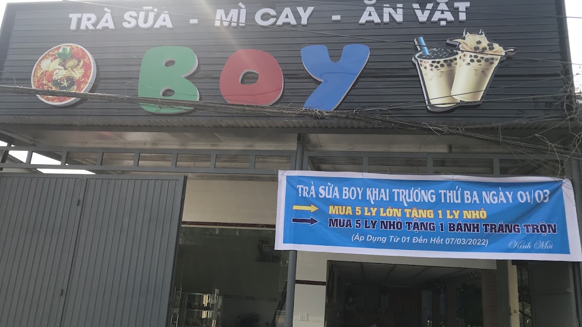 Trà sửa/ ăn vặt/ BOY