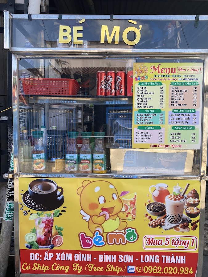 Tiệm trà sữa và trà trái cây BÉ MỠ