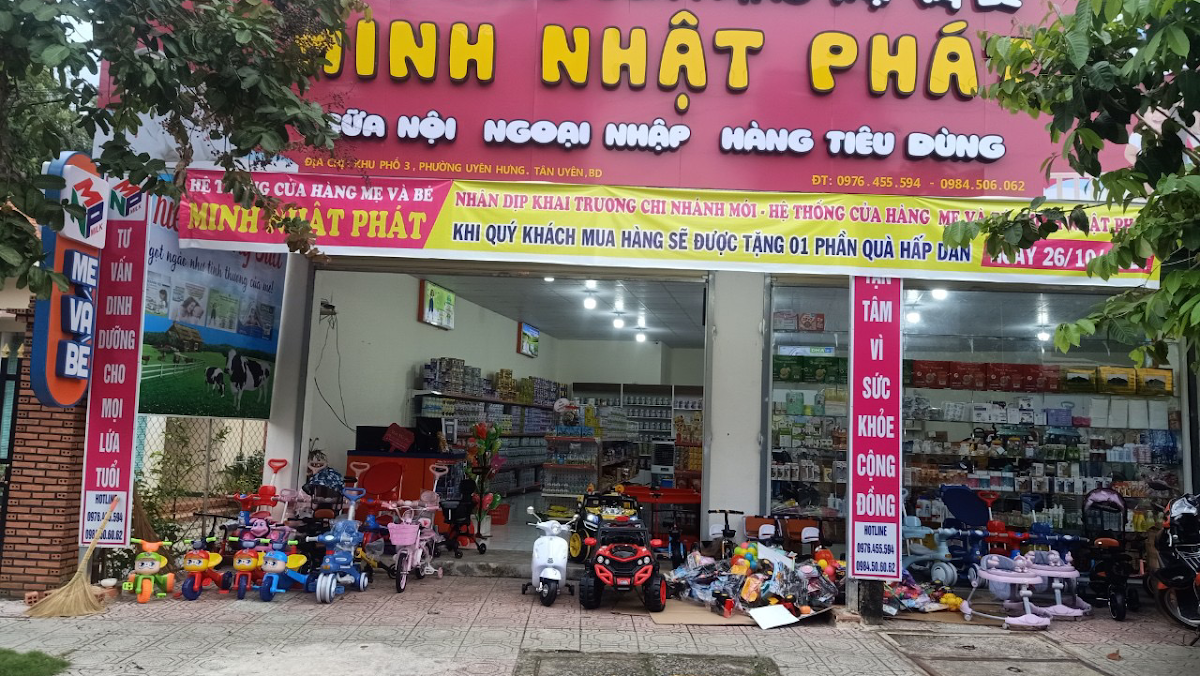 Siêu Thị Sữa Minh Nhật Phát Tân Uyên Bình Dương