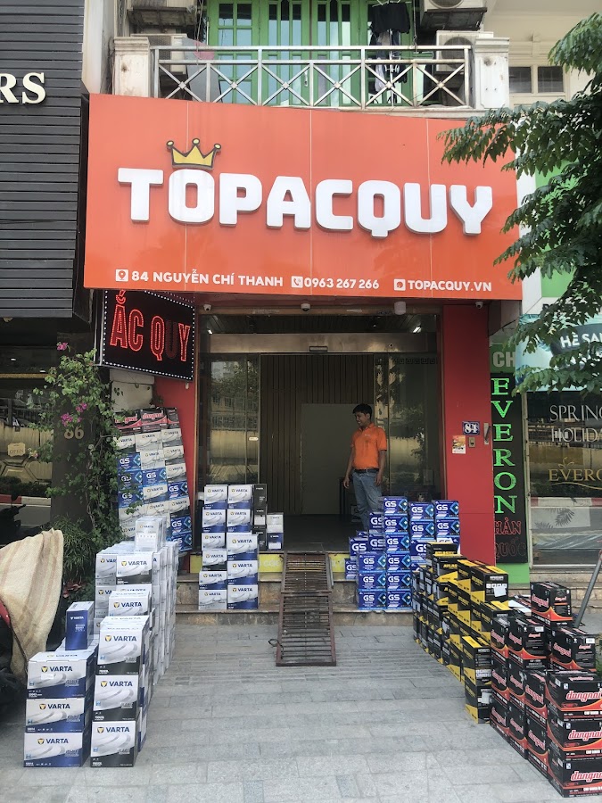 Đại lý bình ắc quy ô tô - Topacquy cơ sở Đống Đa