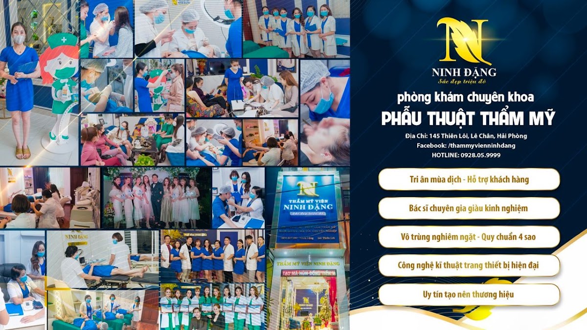 Thẩm mỹ viện NINH ĐẶNG - 24 Tôn Đức Thắng - Hải Phòng