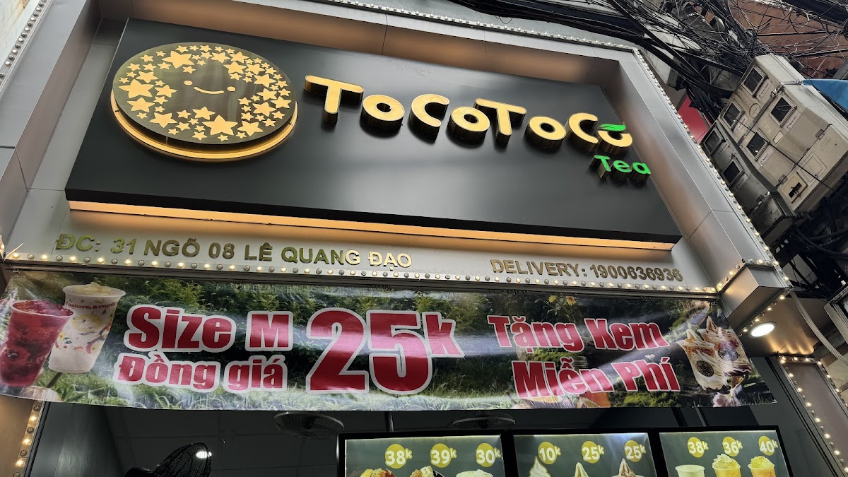 Trà Sữa Tocotoco 31 Ngõ 8 Lê Quang Đạo