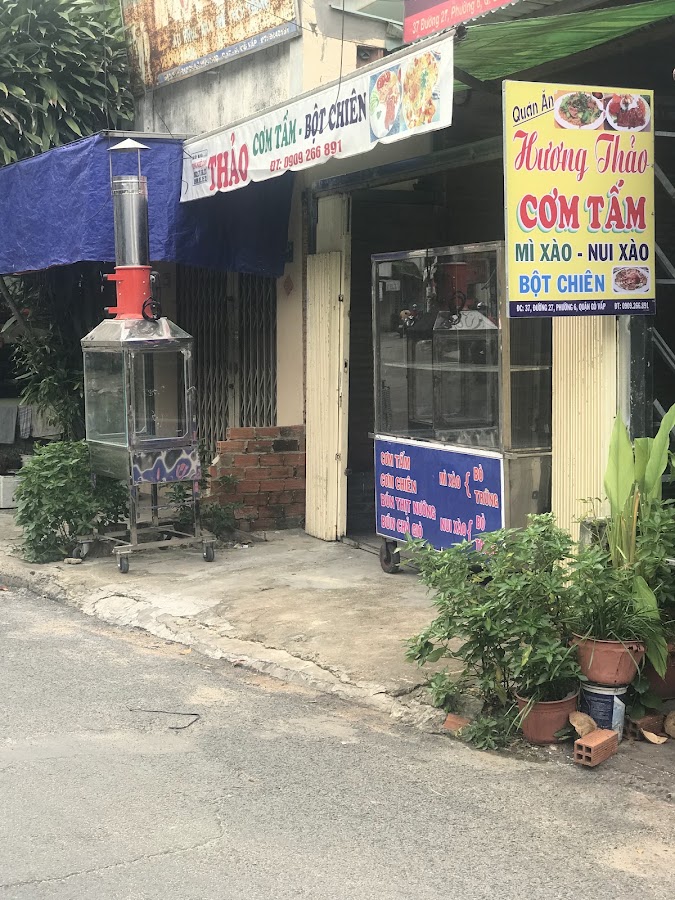 Cơm tấm - Các món chiên xào - Hương Thảo