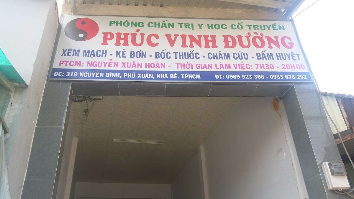 Phòng chẩn trị YHCT Phúc Vinh Đường
