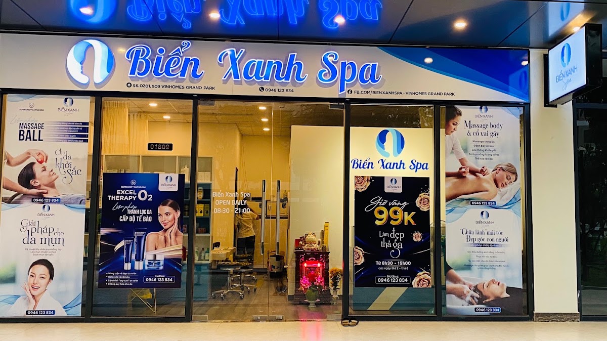 Biển Xanh Spa - (CN Vinhomes Grand Park) - Facial, Massage body, foot, Herbal hair wash