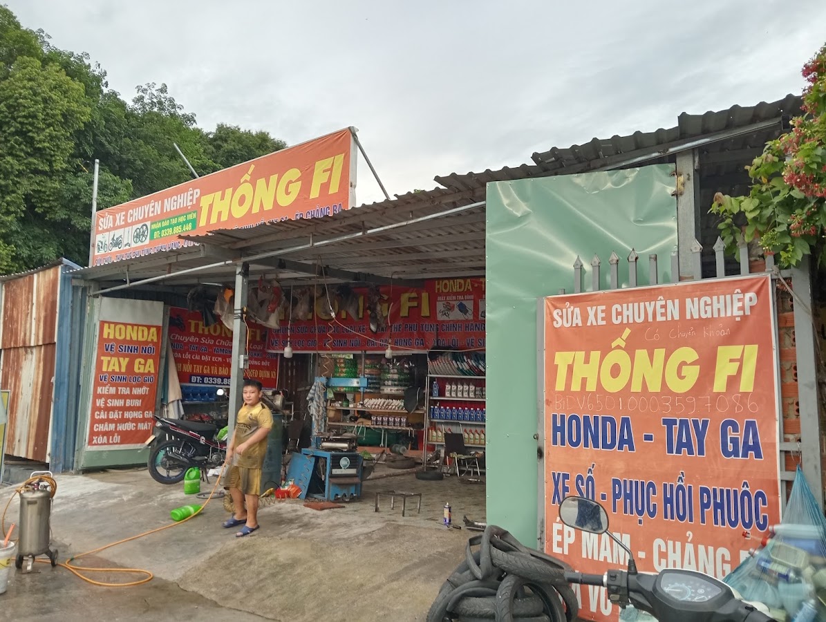 Tiệm sửa xe Thống Fi