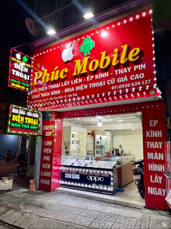 Sửa điện thoại lấy liền , uy tín quận Tân Phú - Phúc Mobile