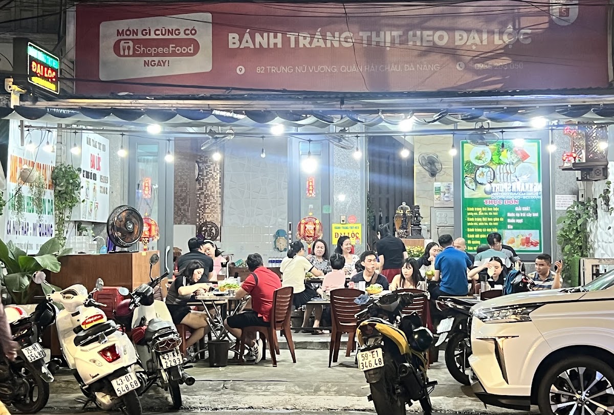 Bánh tráng thịt heo Đại Lộc - 82 Trưng Nữ Vương
