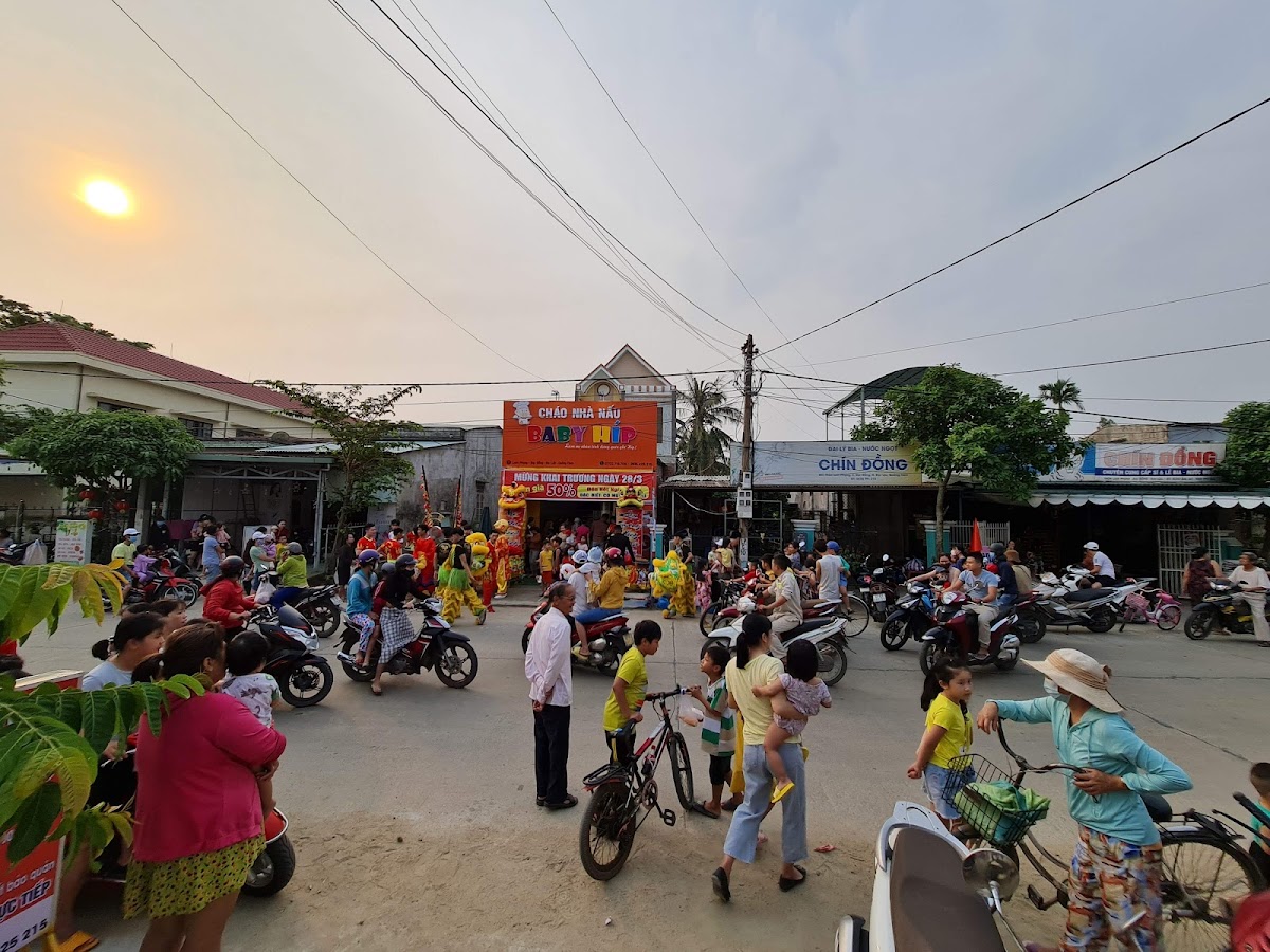 Cháo nhà nấu Baby Híp