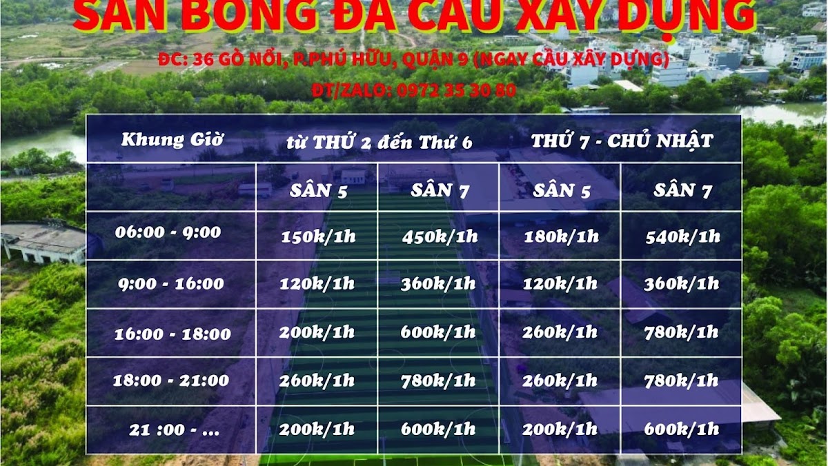 Sân bóng đá Cầu Xây Dựng