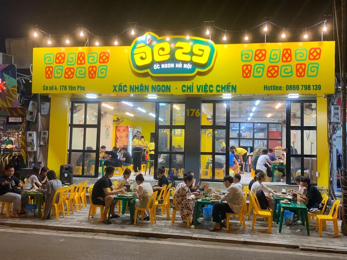 Ốc 29 Yên Phụ - Ốc Ngon Hà Nội
