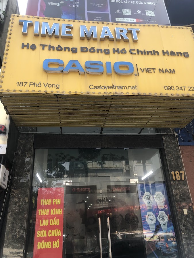 Đồng hồ Casio, G-Shock, Edifice, Baby-G chính hãng