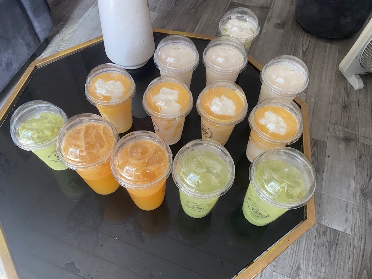 Nước ép sinh tố hương béo