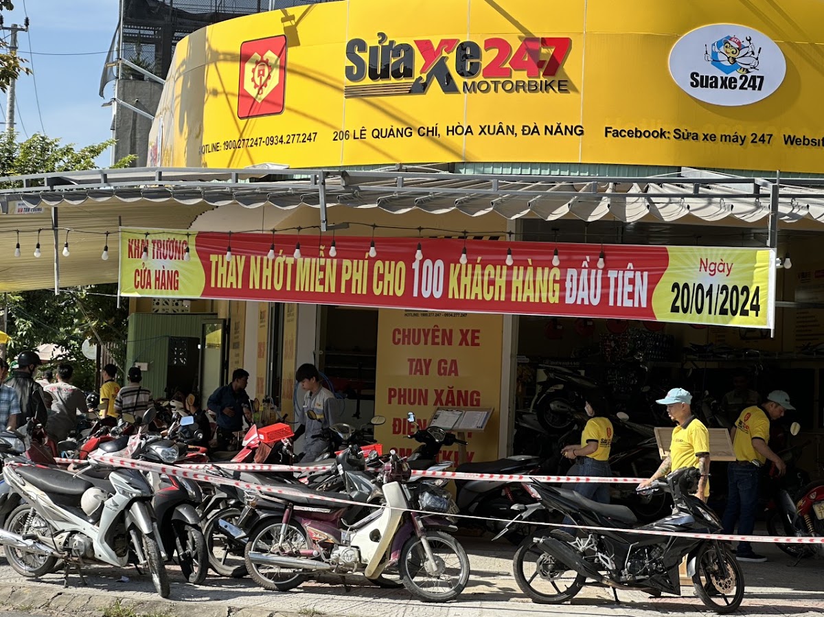Sửa xe máy 247 Lê Quảng Chí
