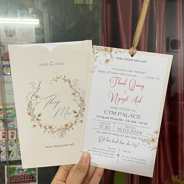 Thiệp cưới TQ (In thiệp cưới Hà Nội)
