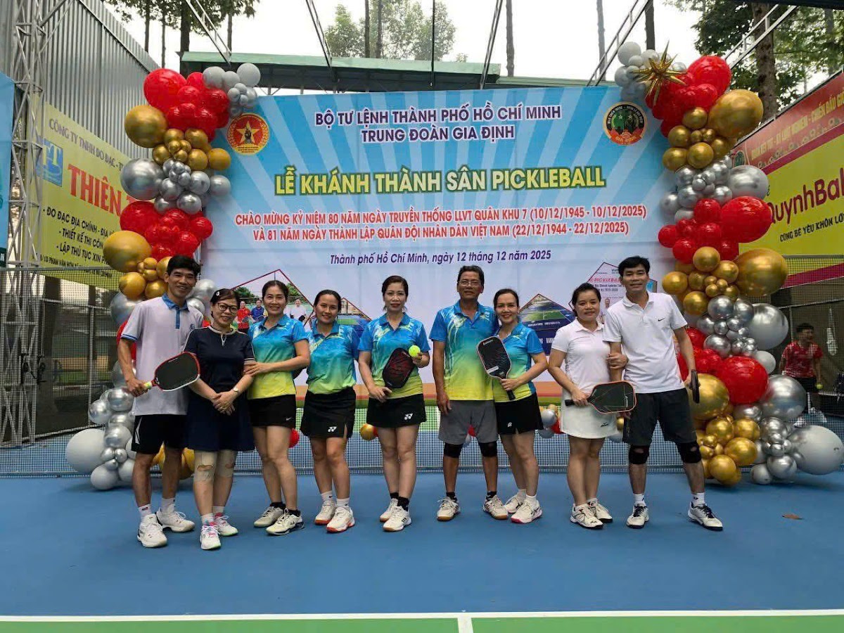 Sân Pickle Ball Trung Đoàn Gia Định