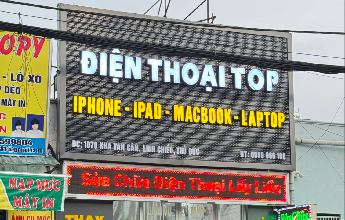 ĐIỆN THOẠI TOP - MUA BÁN SỬA CHỮA ĐIỆN THOẠI VÀ LAPTOP CHUYÊN NGHIỆP TẠI THỦ ĐỨC