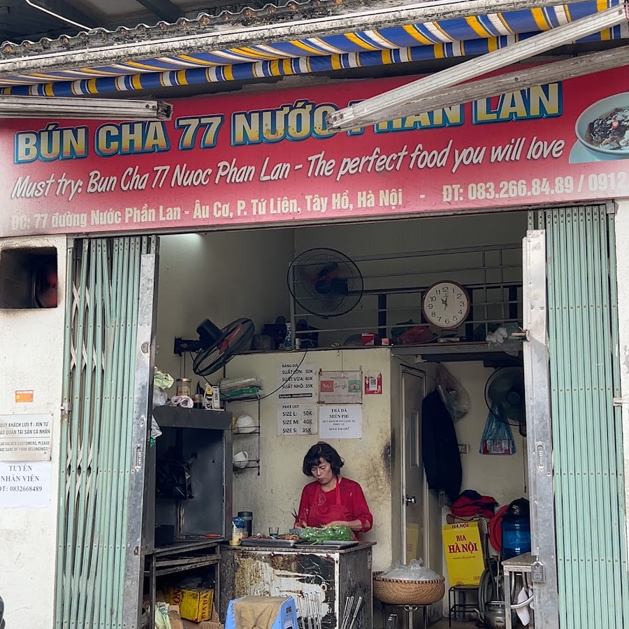 Quán Bún Chả 77 Nước Phần Lan
