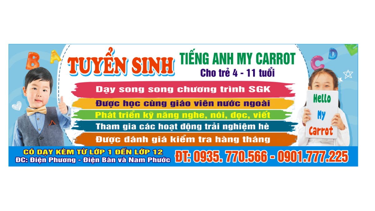 Lớp Tiếng Anh My Carrot