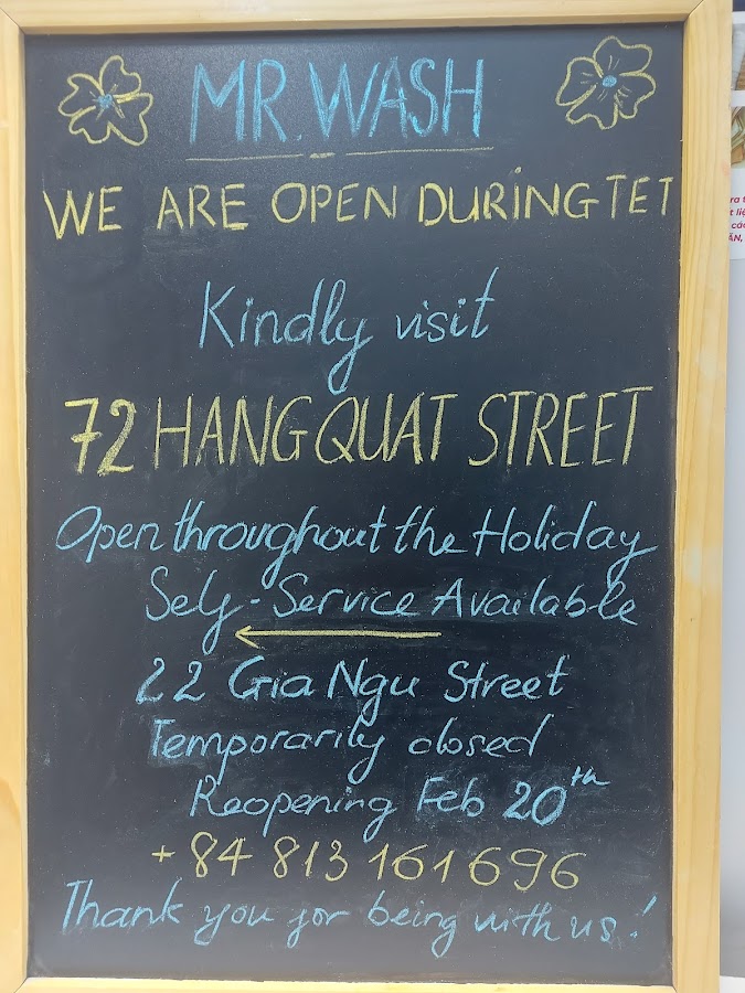 MR WASH - LAUNDROMAT - FULL SERVICE & SELF SERVICE - GIẶT SẤY TỰ ĐỘNG