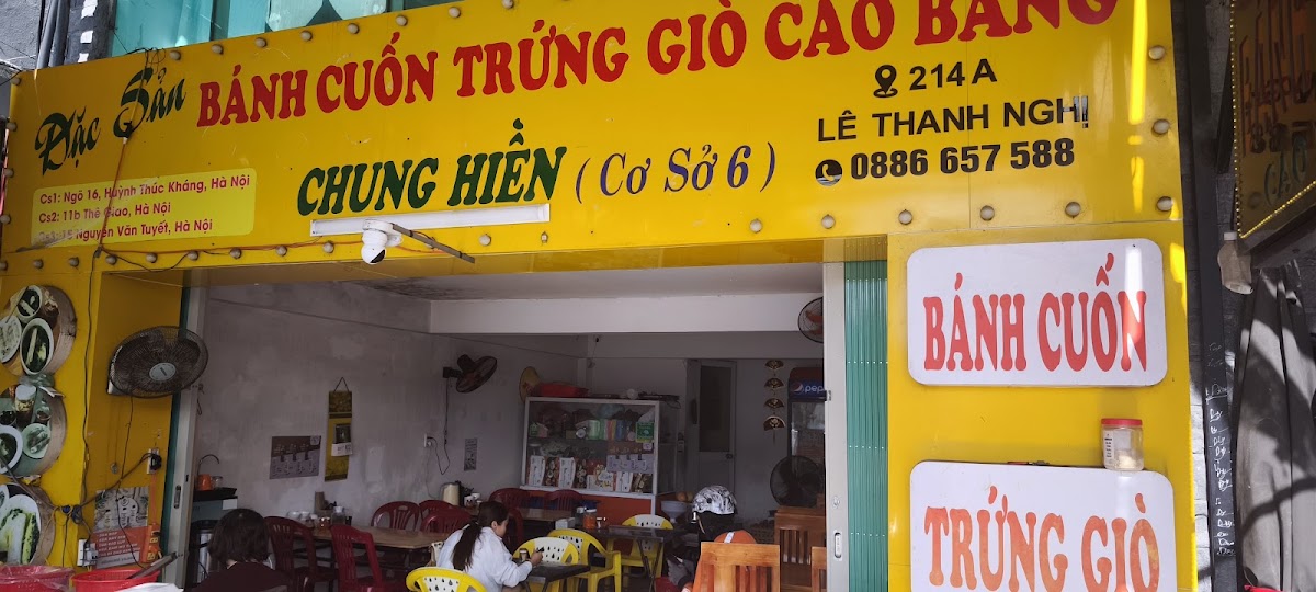 Bánh Cuốn Trứng Giò Cao Bằng