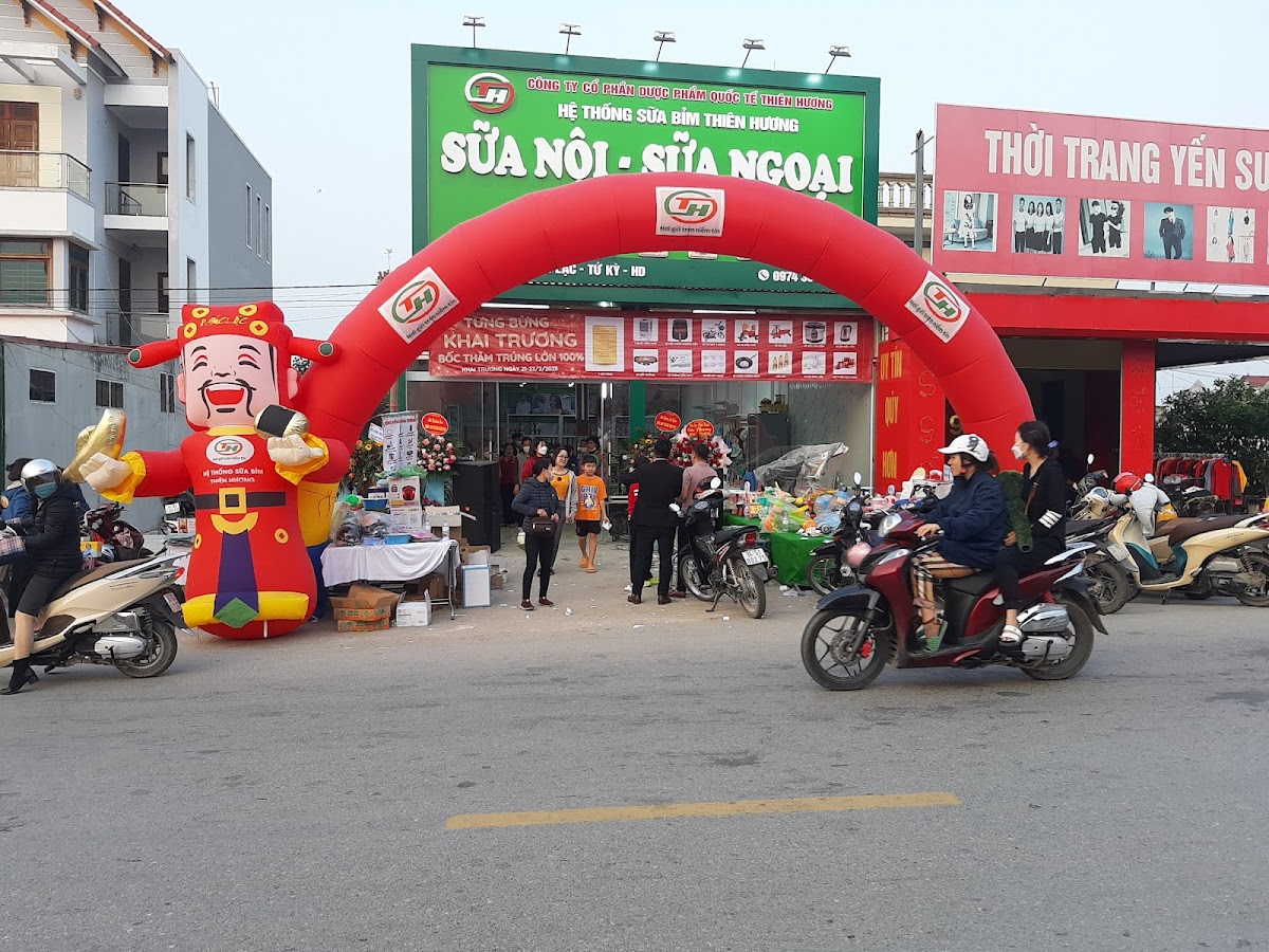 Hệ Thống Sữa Bỉm Thiên Hương Cầu Xe