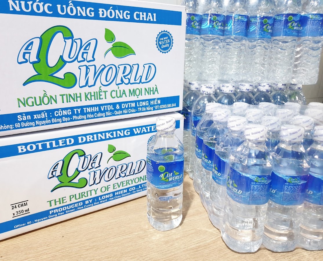 Nhà Máy SX Nước Uống Đóng Chai AQUA WORLD - Công Ty Long Hiền