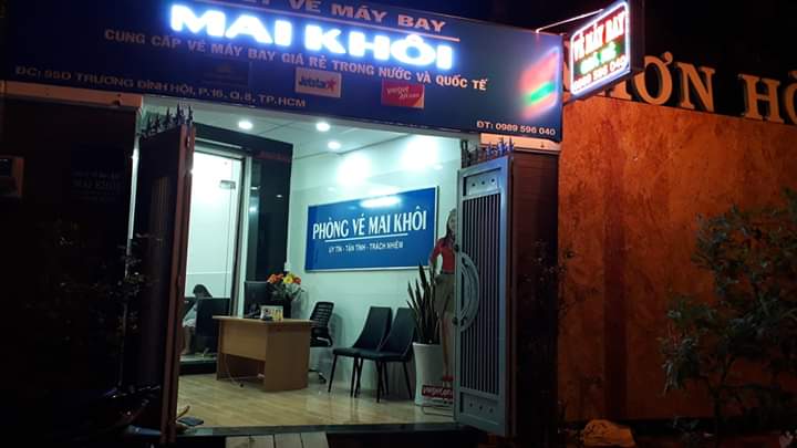 Phòng vé Máy Bay Mai Khôi