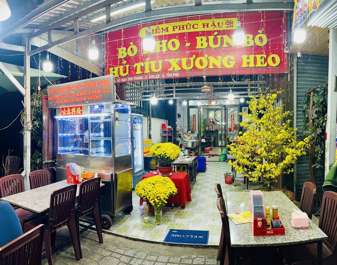 Bò Kho - Bún Bò - Hủ Tíu Xương Heo Diễm Phúc Hậu 強
