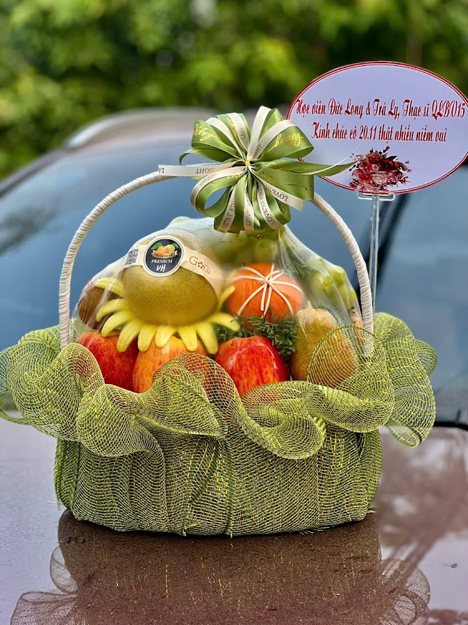 Giỏ trái cây quà tặng - Trái cây nhập khẩu Bình Dương - NGON Fruit