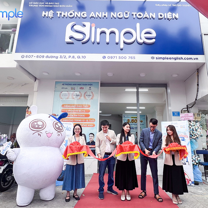 Trung tâm tiếng Anh Simple (Simple English) Quận 10 - Học tiếng Anh giao tiếp chất lượng