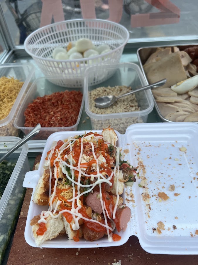 Bánh mì nướng muối ớt