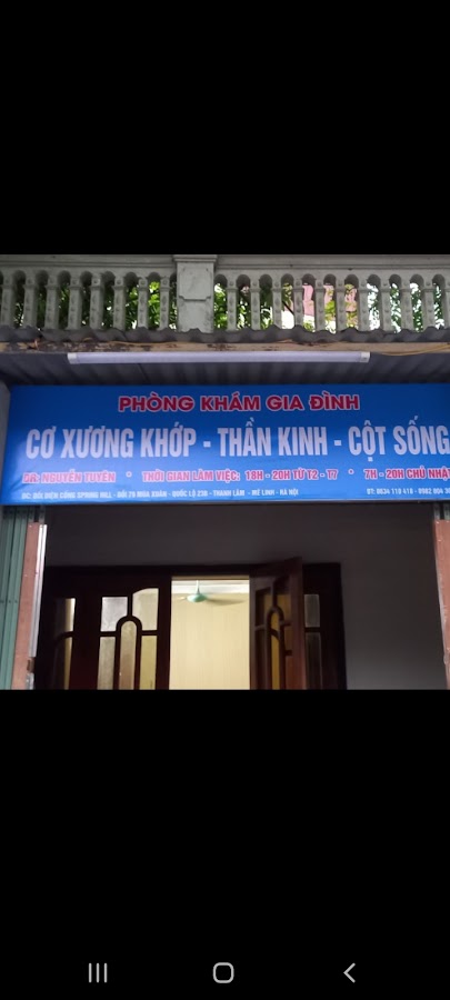 Phòng khám Gia Đình cơ xương khớp thần kinh cột sống